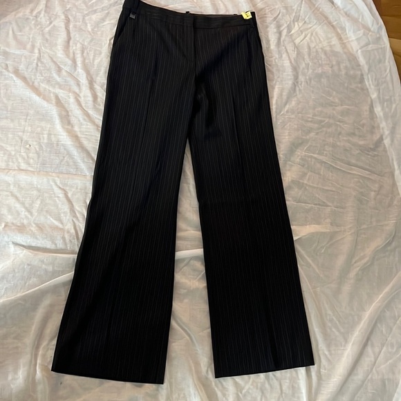 BCBGMAXAZRIA Women’s Pinstripe  Wool Blend Trousers size 8 - Picture 8 of 10